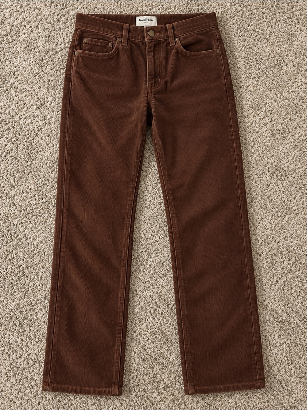 Goodfellow & Co Menβs Dark Brown Corduroy Pants